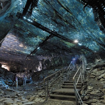 La Mine Bleue, 126 meter onder de grond!